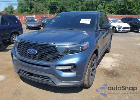 2020 Ford Explorer St z USA, uszkodzony, nr VIN 1FM5K8GC9LGA87550